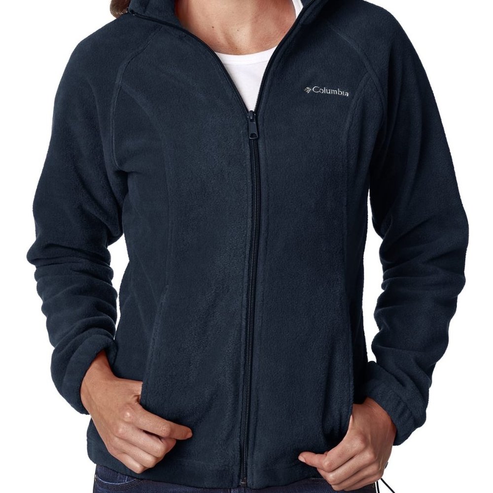 Columbia Blue Fleece Zip-Up Jacket